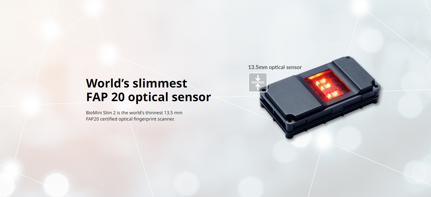 sensor optik FAP 20 paling nipis di dunia